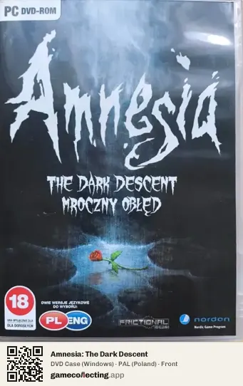 Amnesia: The Dark Descent Computer, Poland box front