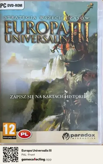 Europa Universalis III Computer, PAL box front