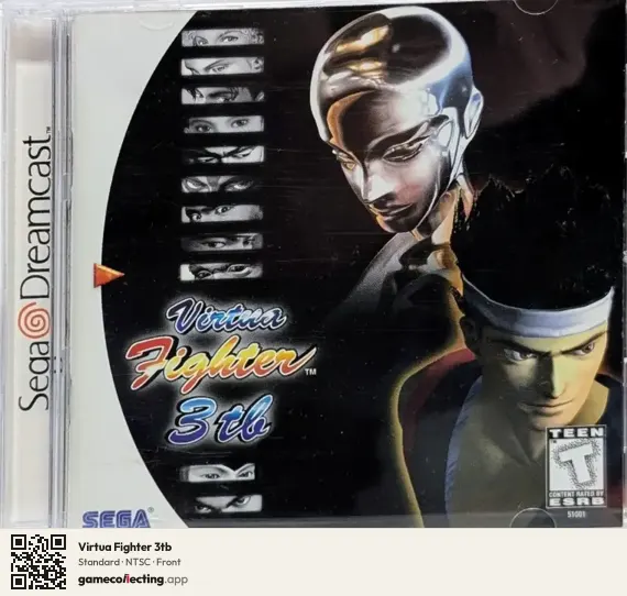 Virtua Fighter 3tb Sega Dreamcast, NTSC box front