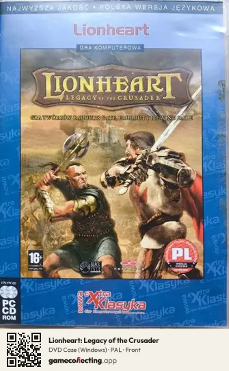 Lionheart: Legacy of the Crusader Computer, PAL box front