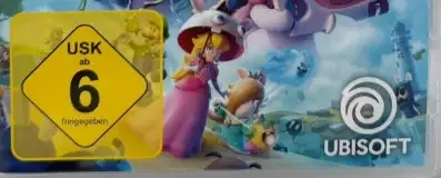 Mario + Rabbids Sparks of Hope, the USK square on its front