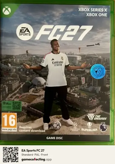 EA Sports FC 27 Xbox Series X, PAL box front