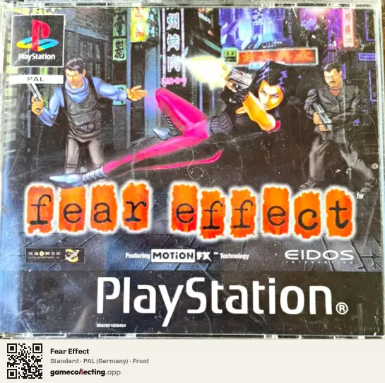 Fear Effect PlayStation, Germany box front