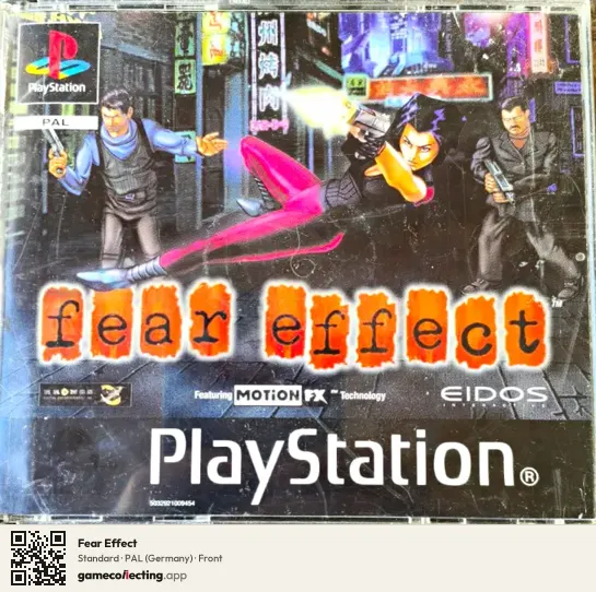 Fear Effect PlayStation, Germany box front
