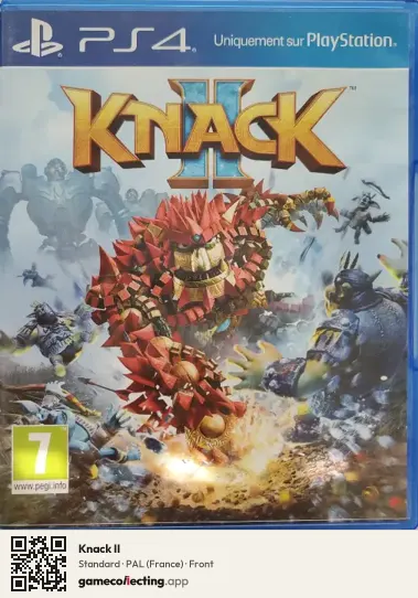Knack II PlayStation 4, France box front
