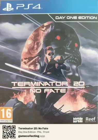 Terminator 2D: No Fate PlayStation 4, PAL box front