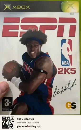 ESPN NBA 2K5 Xbox, PAL box front