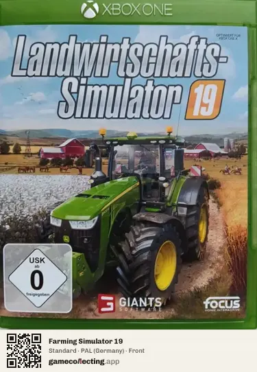 Farming Simulator 19 Xbox One, Germany box front