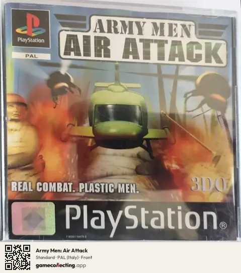 Army Men: Air Attack PlayStation, Italy box front