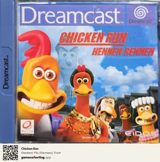 Chicken Run Sega Dreamcast, Germany box front