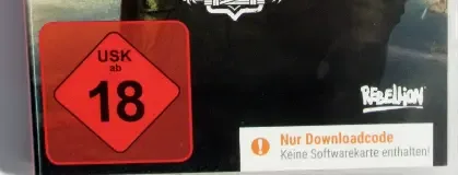 Sniper Elite 4, the USK square on its front