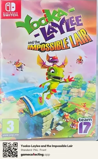 Yooka-Laylee and the Impossible Lair Nintendo Switch, PAL box front