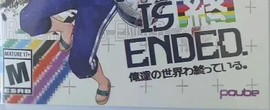 Our World Is Ended., the ESRB box on its front