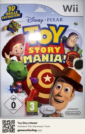Toy Story Mania! Nintendo Wii, Germany box front