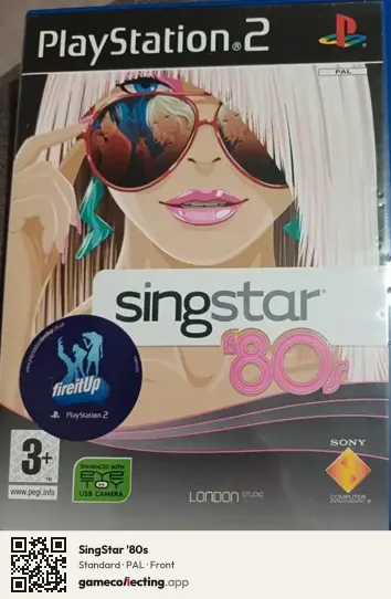 SingStar '80s PlayStation 2, PAL box front