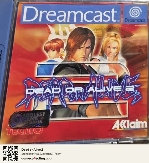 Dead or Alive 2 Sega Dreamcast, Germany box front