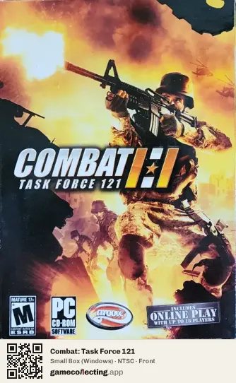 Combat: Task Force 121 Computer, NTSC box front