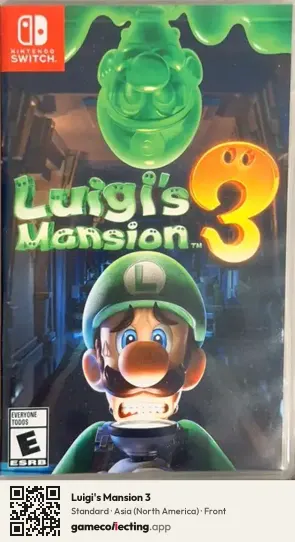 Luigi's Mansion 3 Nintendo Switch, North America box front