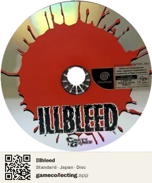 Illbleed Sega Dreamcast, Japan disc