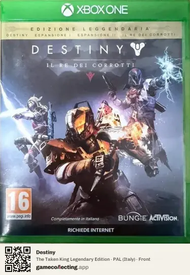 Destiny Xbox One, Italy box front