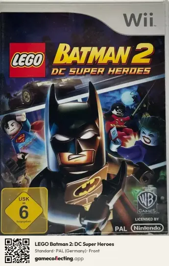 LEGO Batman 2: DC Super Heroes Nintendo Wii, Germany box front
