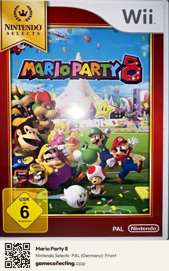 Mario Party 8 Nintendo Wii, Germany box front
