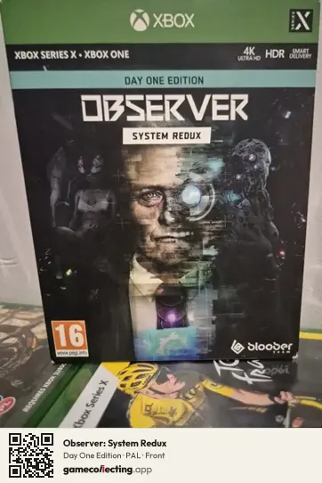 Observer: System Redux Xbox Series X, PAL box front