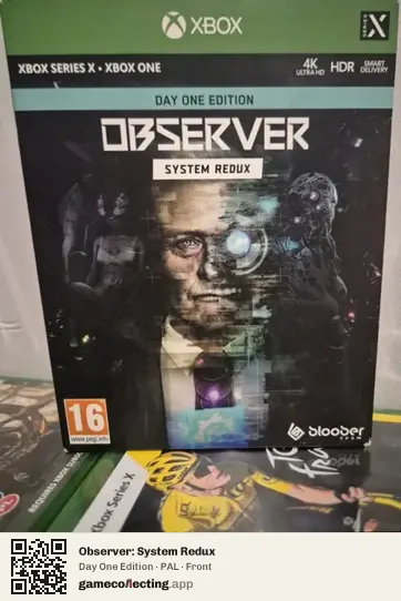 Observer: System Redux Xbox Series X, PAL box front