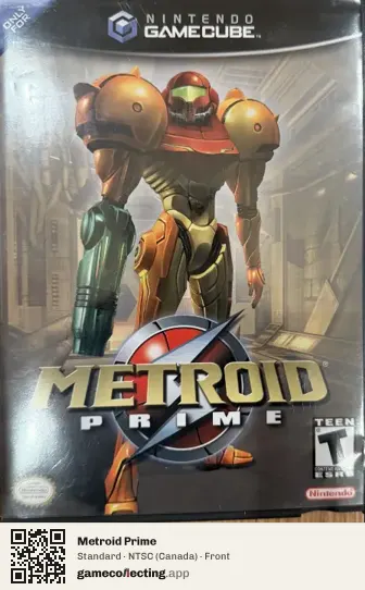 Metroid Prime Nintendo GameCube, Canada box front