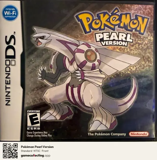 Pokémon Pearl Version Nintendo DS, NTSC box front