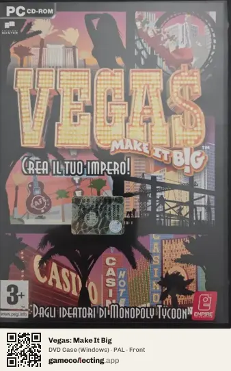Vegas: Make It Big Computer, PAL box front