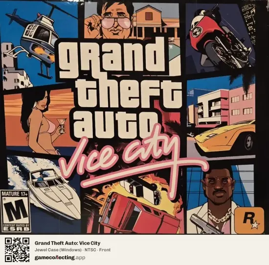 Grand Theft Auto: Vice City Computer, NTSC box front