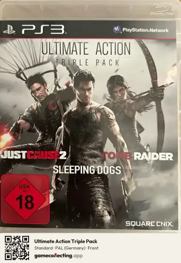 Ultimate Action Triple Pack PlayStation 3, Germany box front