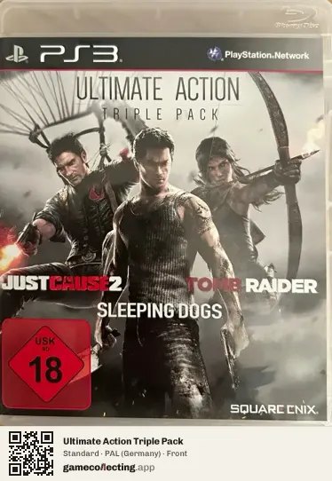Ultimate Action Triple Pack PlayStation 3, Germany box front