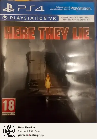 Here They Lie PlayStation 4, PAL box front