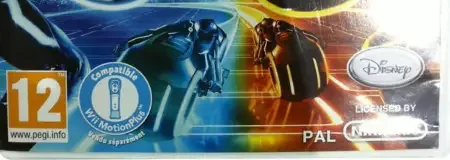 Tron: Evolution: Battle Grids, the PEGI square on its front