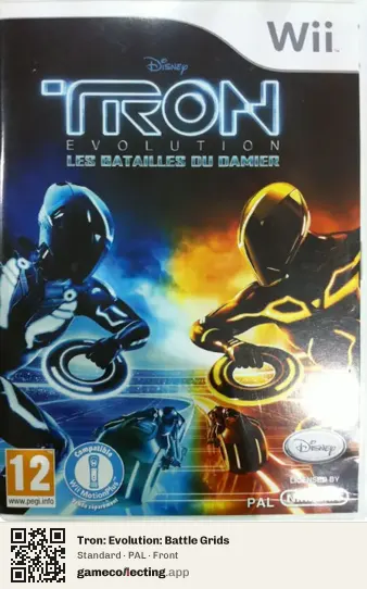 Tron: Evolution: Battle Grids Nintendo Wii, PAL box front