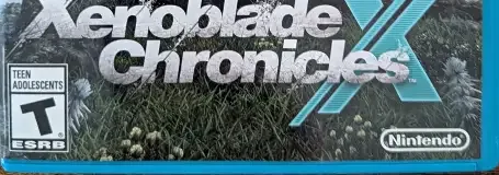Xenoblade Chronicles X, the ESRB box on its front
