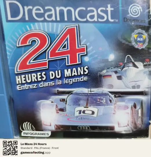 Le Mans 24 Hours Sega Dreamcast, France box front