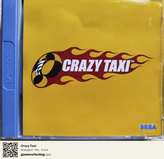 Crazy Taxi Sega Dreamcast, PAL box front