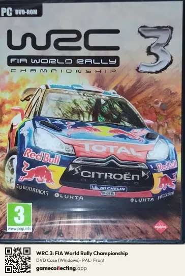 WRC 3: FIA World Rally Championship Computer, PAL box front