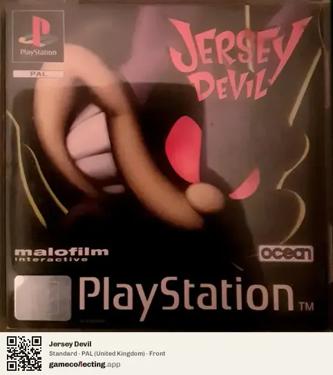 Jersey Devil PlayStation, United Kingdom box front