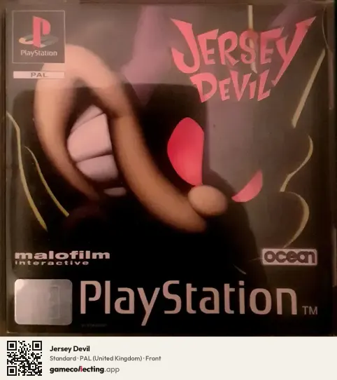 Jersey Devil PlayStation, United Kingdom box front
