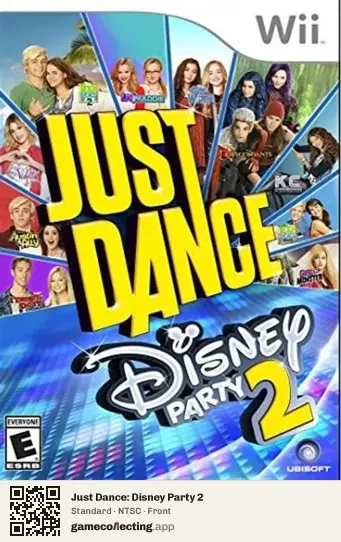 Just Dance: Disney Party 2 Nintendo Wii, NTSC box front