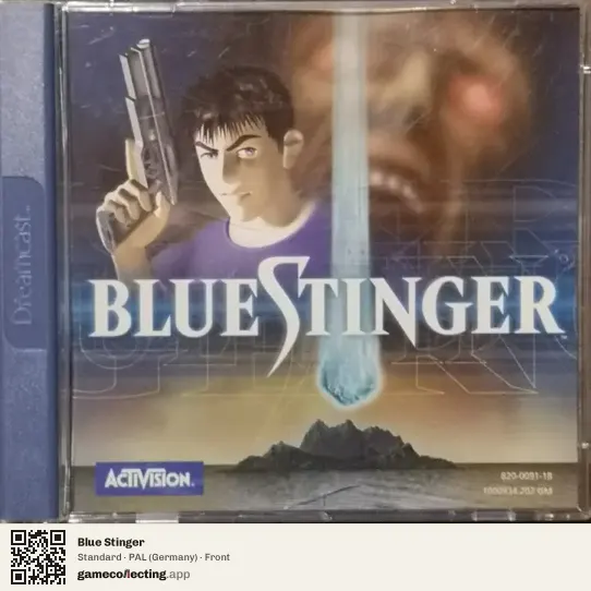 Blue Stinger Sega Dreamcast, Germany box front