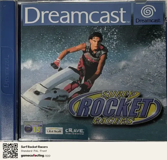 Surf Rocket Racers Sega Dreamcast, PAL box front