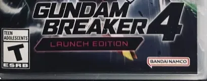 Gundam Breaker 4, the ESRB box on its front