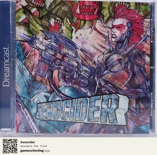 Xenocider Sega Dreamcast, PAL box front