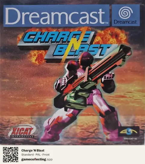 Charge 'N Blast Sega Dreamcast, PAL box front