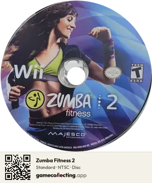 Zumba Fitness 2 Nintendo Wii, NTSC disc